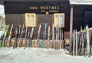 Zimná idyla pri chate