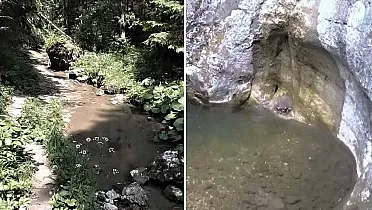 Jarabinský prielom je krátke kaňonovité údolie