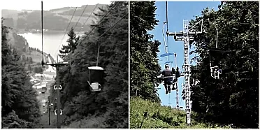 Jednosedačková retro lanovka na Geravy