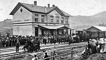 Slávnosť na stanici v Banskej Štiavnici