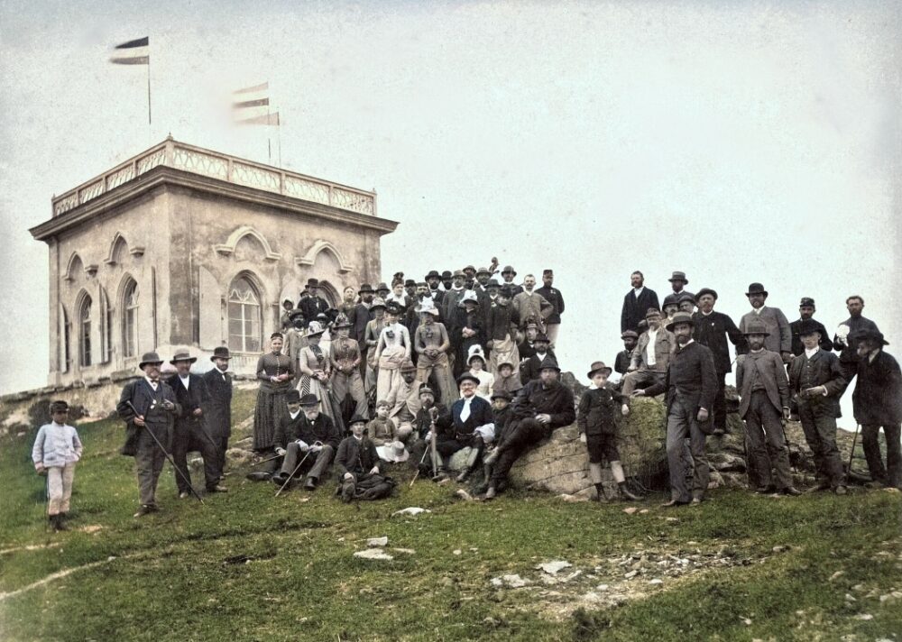 Na Sitne v roku 1886.