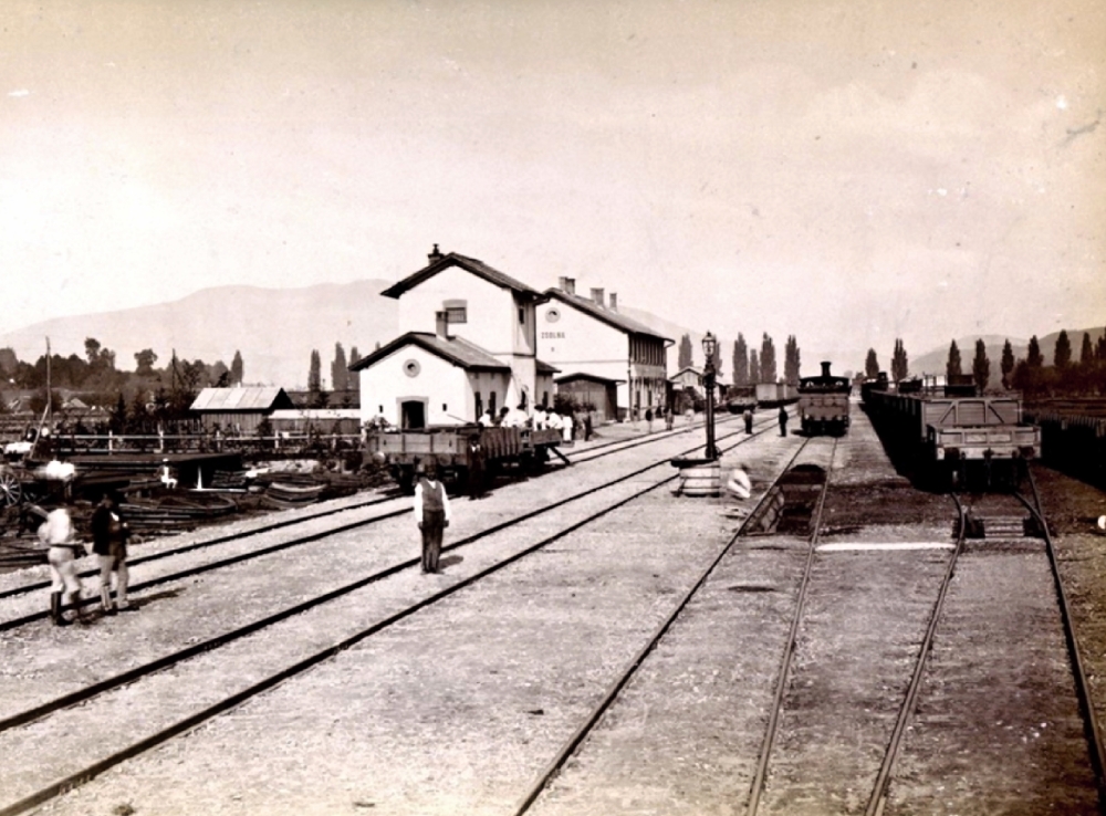 Pôvodná železničná stanica v Žiline.