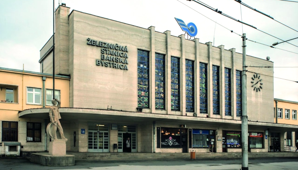 Železničná stanica v Banskej Bystrici.