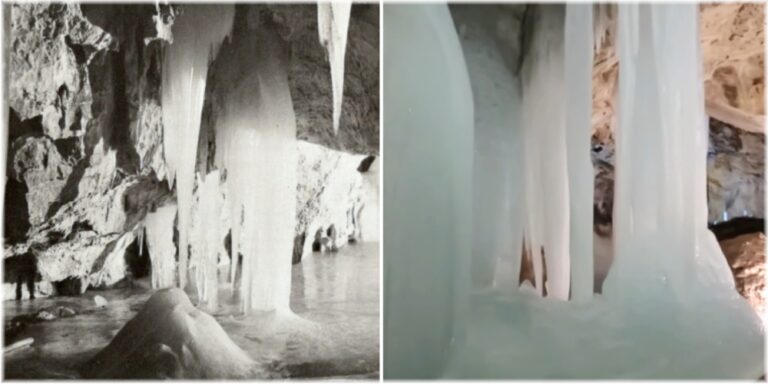 Ľadová výzdoba jaskyne na Liptove je na zániku, zostali len fotografie.