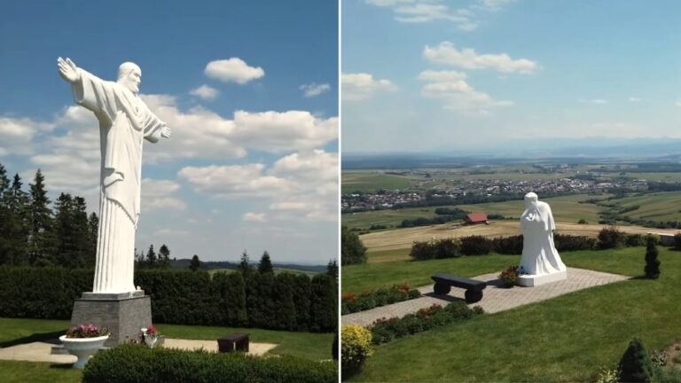 Najvyššia socha Krista na Slovensku stojí na Orave a je jednou z troch na svete.