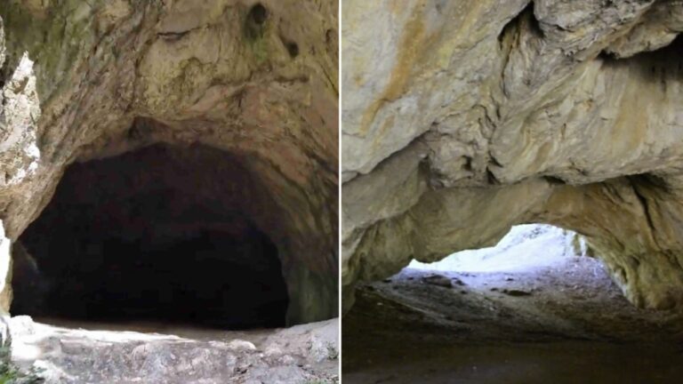 Jaskyňa pri obci Radošina je jedno z najstarších osídlení na Slovensku.