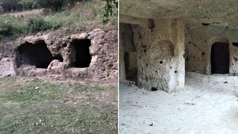 Pôvod kamenných obydlí neďaleko Dudiniec je dodnes nejasný.