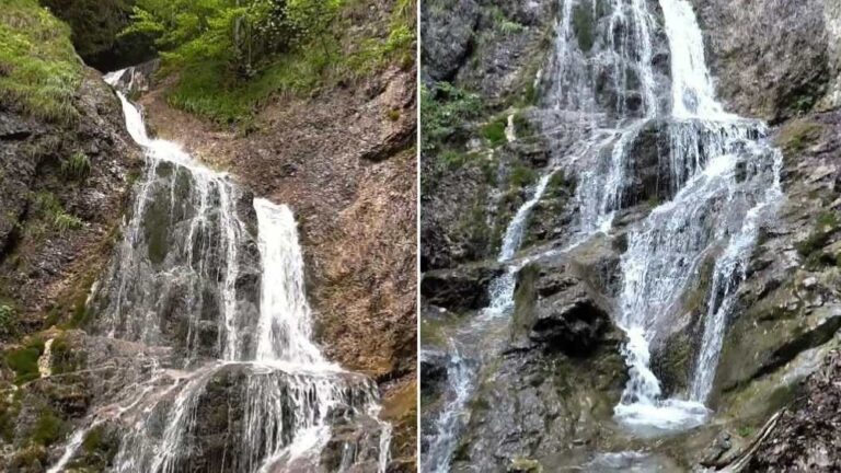 Očarujúci prírodný klenot, 30 metrový vodopád. Nachádza sa v Lúčanskej Malej Fatre.