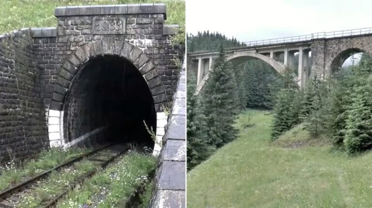 Železničný tunel s dvoma viaduktami patrí medzi najnáročnejšie technické diela na Slovensku.