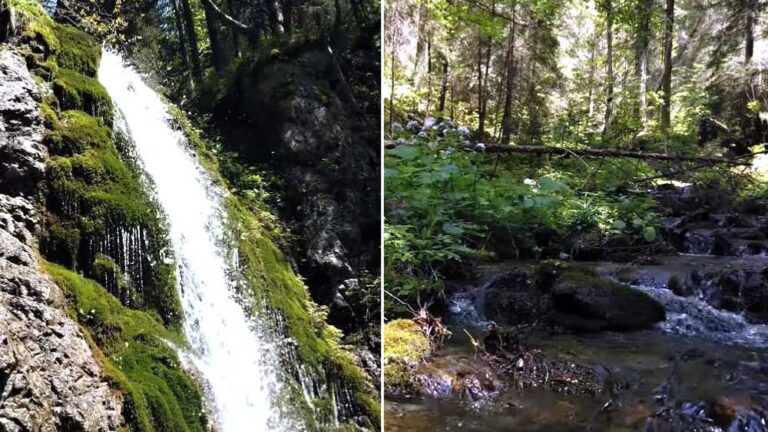 V najkrajšej doline Nízkych Tatier je aj jeden z najkrajších vodopádov.