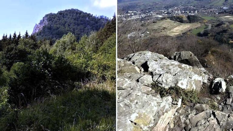 Veľký Grič je výrazný výhľadový skalný vrch nad Handlovou.