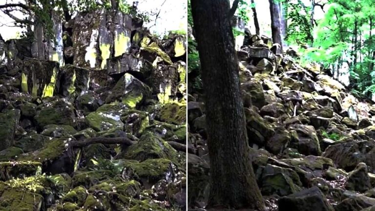 Krupinské bralce v minulosti skúmal Andrej Kmeť. Na skale sa nachádza záhadný nápis.
