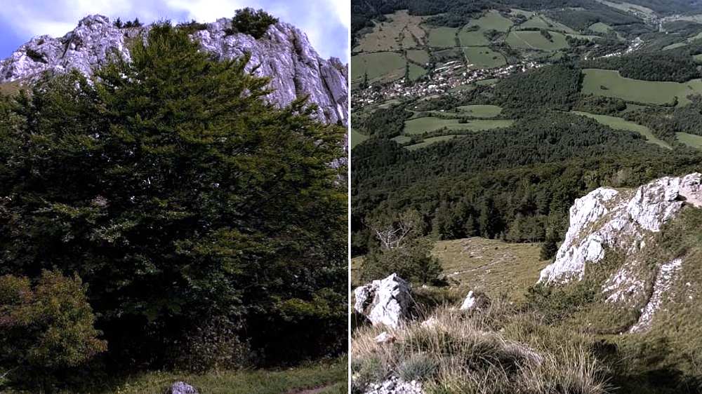 Vápeč je výrazný vrch