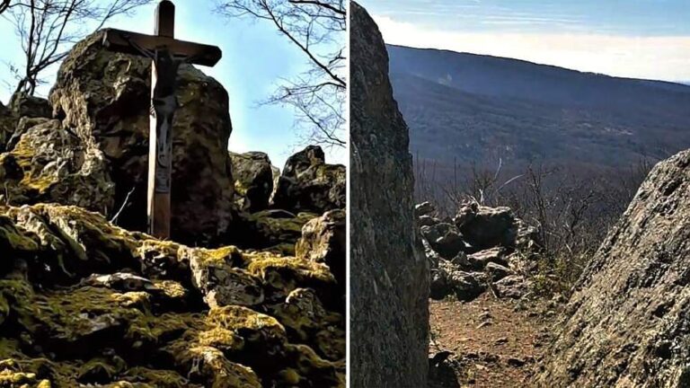 Vrch Hulín nad obcou Brehy ponúka krásny výhľad.